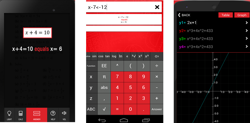 AutoMath app screenshot