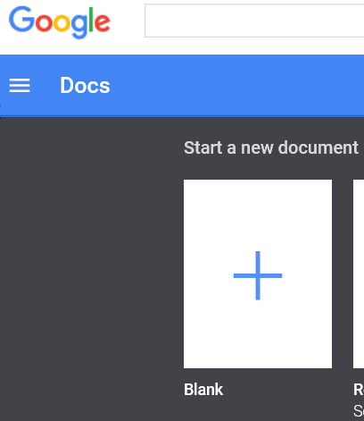 Google-docs-blank