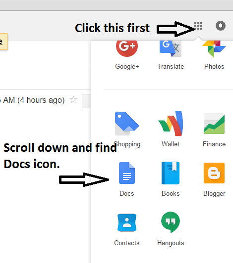 google-docs-Chrome 